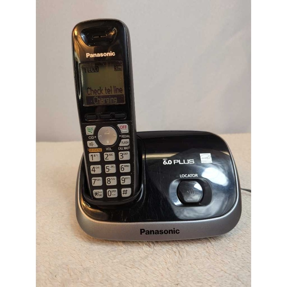 Panasonic DECT 6.0 PLUS Cordless Phone System KX-TG6511B with Base-Tested Works